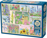 Garden Birds in Summer - Jane Shasky | Cobble Hill | 500 Pieces | Jigsaw Puzzle - Puzzles +