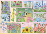 Garden Birds in Summer - Jane Shasky | Cobble Hill | 500 Pieces | Jigsaw Puzzle - Puzzles +