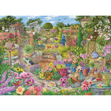 Garden In Bloom - Janice Daughters | Gibsons | 1000 Pieces | Jigsaw Puzzle - Puzzles +