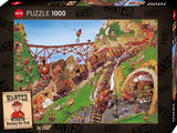 Getaway Car Fred - Wanted | Jean-Jacques Loup | Heye | 1000 Pieces | Jigsaw Puzzle - Puzzles +