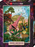 Giraffe Love - Fauna Fantasies | Heye | 1000 Pieces | Jigsaw Puzzle - Puzzles +