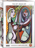 Girl Before A Mirror - Pablo Picasso | Fine Art Collection | Eurographics | 1000 Pieces | Jigsaw Puzzle - Puzzles +