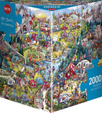 Go Camping - Rita Berman | Heye | 2000 Pieces | Jigsaw Puzzle - Puzzles +