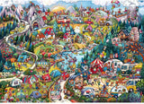 Go Camping - Rita Berman | Heye | 2000 Pieces | Jigsaw Puzzle - Puzzles +