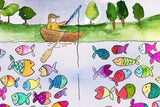 Gone Fishing | Micro Puzzles | 150 Pieces | Micro Jigsaw Puzzle - Puzzles +