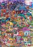 Good Evening! - Happytown | Rita Berman | Heye | 1000 Pieces | Jigsaw Puzzle - Puzzles +