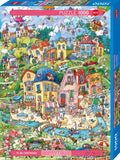 Good Morning! - Happytown | Rita Berman | Heye | 1000 Pieces | Jigsaw Puzzle - Puzzles +