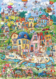 Good Morning! - Happytown | Rita Berman | Heye | 1000 Pieces | Jigsaw Puzzle - Puzzles +