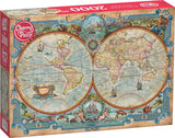 Great Discoveries World Map | CherryPazzi | 2000 Pieces | Jigsaw Puzzle - Puzzles +