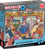 Great Train Robbery! - Mystery No.9 | Wasgij? Retro | Jumbo | 1000 Pieces | Jigsaw Puzzle - Puzzles +