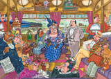 Great Train Robbery! - Mystery No.9 | Wasgij? Retro | Jumbo | 1000 Pieces | Jigsaw Puzzle - Puzzles +