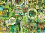 Green - Colour Project | Shelley Davies | Cobble Hill | 1000 Pieces | Jigsaw Puzzle - Puzzles +