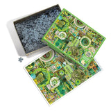 Green - Colour Project | Shelley Davies | Cobble Hill | 1000 Pieces | Jigsaw Puzzle - Puzzles +