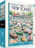 Gridlock Lake - Garrett Price | New York Puzzle Company | 1500 Pieces | Jigsaw Puzzle - Puzzles +