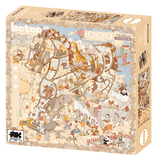 Happy | Botop Blackcard | 1000 Pieces | Jigsaw Puzzle - Puzzles +