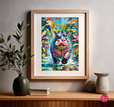 Happy Hippo | CherryPazzi | 500 Pieces | Jigsaw Puzzle - Puzzles +