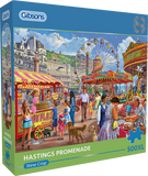 Hastings Promenade - Steve Crisp | Gibsons | 500 XL Pieces | Jigsaw Puzzle - Puzzles +