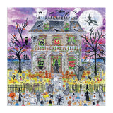 Haunted House - Michael Storrings | Glow in the Dark | Galison | 500 Pieces | Jigsaw Puzzle - Puzzles +