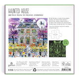 Haunted House - Michael Storrings | Glow in the Dark | Galison | 500 Pieces | Jigsaw Puzzle - Puzzles +