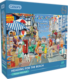 Heading For The Beach - Trevor Mitchell | Gibsons | 1000 Pieces | Jigsaw Puzzle - Puzzles +