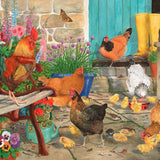 Hen Pecked - Tracy Hall | House Of Puzzles | 1000 Pieces | Jigsaw Puzzle - Puzzles +