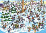 Hockey Town | Doodletown | Cobble Hill | 1000 Pieces | Jigsaw Puzzle - Puzzles +