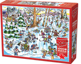 Hockey Town | Doodletown | Cobble Hill | 1000 Pieces | Jigsaw Puzzle - Puzzles +
