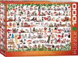 Holiday Cats - Christmas | Eurographics | 1000 Pieces | Jigsaw Puzzle - Puzzles +