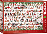 Holiday Dogs - Christmas | Eurographics | 1000 Pieces | Jigsaw Puzzle - Puzzles +