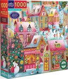 Holiday Village | Eeboo | 1000 Pieces | Jigsaw Puzzle - Puzzles +