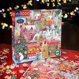 Holiday Village | Eeboo | 1000 Pieces | Jigsaw Puzzle - Puzzles +
