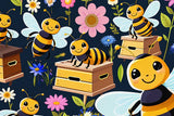 Honey Bees | Micro Puzzles | 150 Pieces | Micro Jigsaw Puzzle - Puzzles +