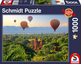 Hot Air Balloons - Mandalay, Myanmar | Schmidt | 1000 Pieces | Jigsaw Puzzle - Puzzles +
