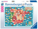Iberian Wine Tour - Silvia Sponza | Ravensburger | 1000 Pieces | Jigsaw Puzzle - Puzzles +