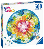 Ice Cream - Circle Of Colours | Ravensburger | 500 Pieces | Circular Jigsaw Puzzle - Puzzles +