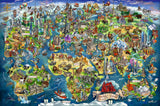 Illustrated World Map | Ravensburger | 5000 Pieces | Jigsaw Puzzle - Puzzles +