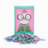 Iris Catfel | Happily | 99 Pieces | Mini Jigsaw Puzzle - Puzzles +