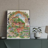 Iris Town | Botop | 500 Piece Puzzle | Jigsaw Puzzle - Puzzles +