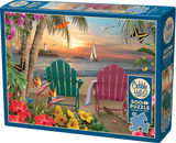 Island Paradise - Alan Giana | Cobble Hill | 500 Pieces | Jigsaw Puzzle - Puzzles +