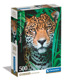 Jaguar In The Jungle | Clementoni | 500 Pieces | Jigsaw Puzzle - Puzzles +