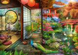 Japanese Garden Teahouse | Ravensburger | 1000 Pieces | Jigsaw Puzzle - Puzzles +