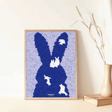 Klein Rabbit | Botop Blackcard | 300 Pieces | Jigsaw Puzzle - Puzzles +