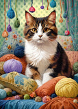 Knitty Cat | CherryPazzi | 1000 Pieces | Jigsaw Puzzle - Puzzles +