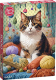 Knitty Cat | CherryPazzi | 1000 Pieces | Jigsaw Puzzle - Puzzles +