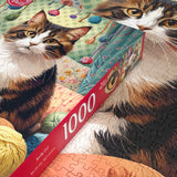 Knitty Cat | CherryPazzi | 1000 Pieces | Jigsaw Puzzle - Puzzles +