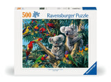 Koalas In A Tree | Ravensburger | 500 Pieces | Jigsaw Puzzle - Puzzles +