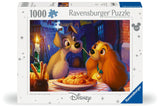 Lady and The Tramp | Disney Collector's Edition | Ravensburger | 1000 Pieces | Jigsaw Puzzle - Puzzles +