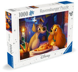 Lady and The Tramp | Disney Collector's Edition | Ravensburger | 1000 Pieces | Jigsaw Puzzle - Puzzles +
