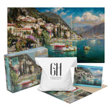 Lake Como - Yuri Obukhovsky | Grateful House | 1000 Pieces | Jigsaw Puzzle - Puzzles +