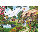 Lakeside Cottage - Steve Crisp | Gibsons | 500 Pieces | Jigsaw Puzzle - Puzzles +
